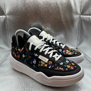 Size 7.5 - Adidas Her Court‎ W Black Womens Low Top Lace-Up Sneakers GW8569